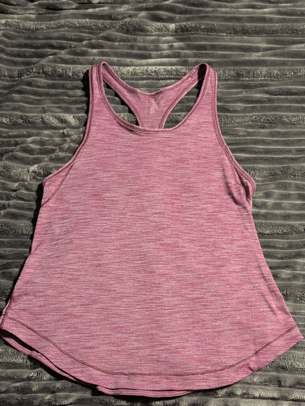 lululemon athletica Heathered Mauve Racerback Tank Top